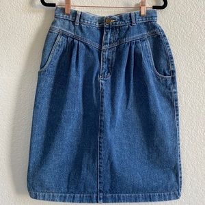 Vintage North West Blue Denim Jean Skirt